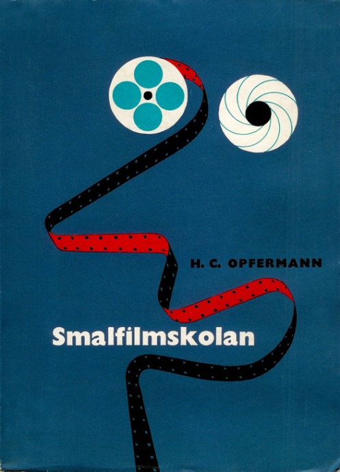H. C. Opfermann, Smalfilmskolan (The School of Narrow Film), cover by Rolf Lagerson, printed 1955